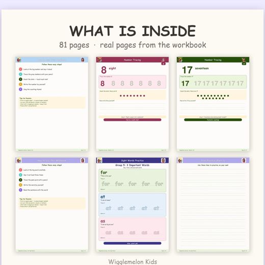 Kindergarten Readiness Worksheets